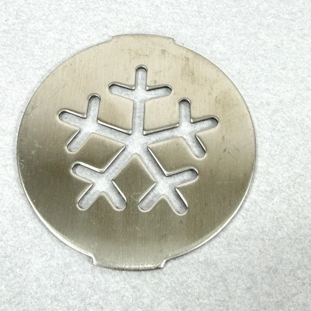 Wilton Christmas Cookie Press Discs 6pc Stainless‎ Plates Holiday NO DISPENSER